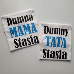 Koszulki Dumna Mama, Dumny Tata KOLORY