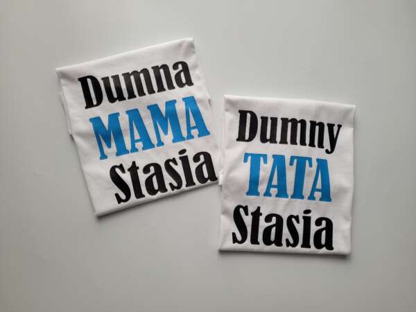 Koszulki Dumna Mama, Dumny Tata KOLORY