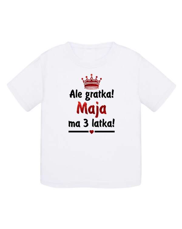 Personalizowana koszulka urodzinowa
