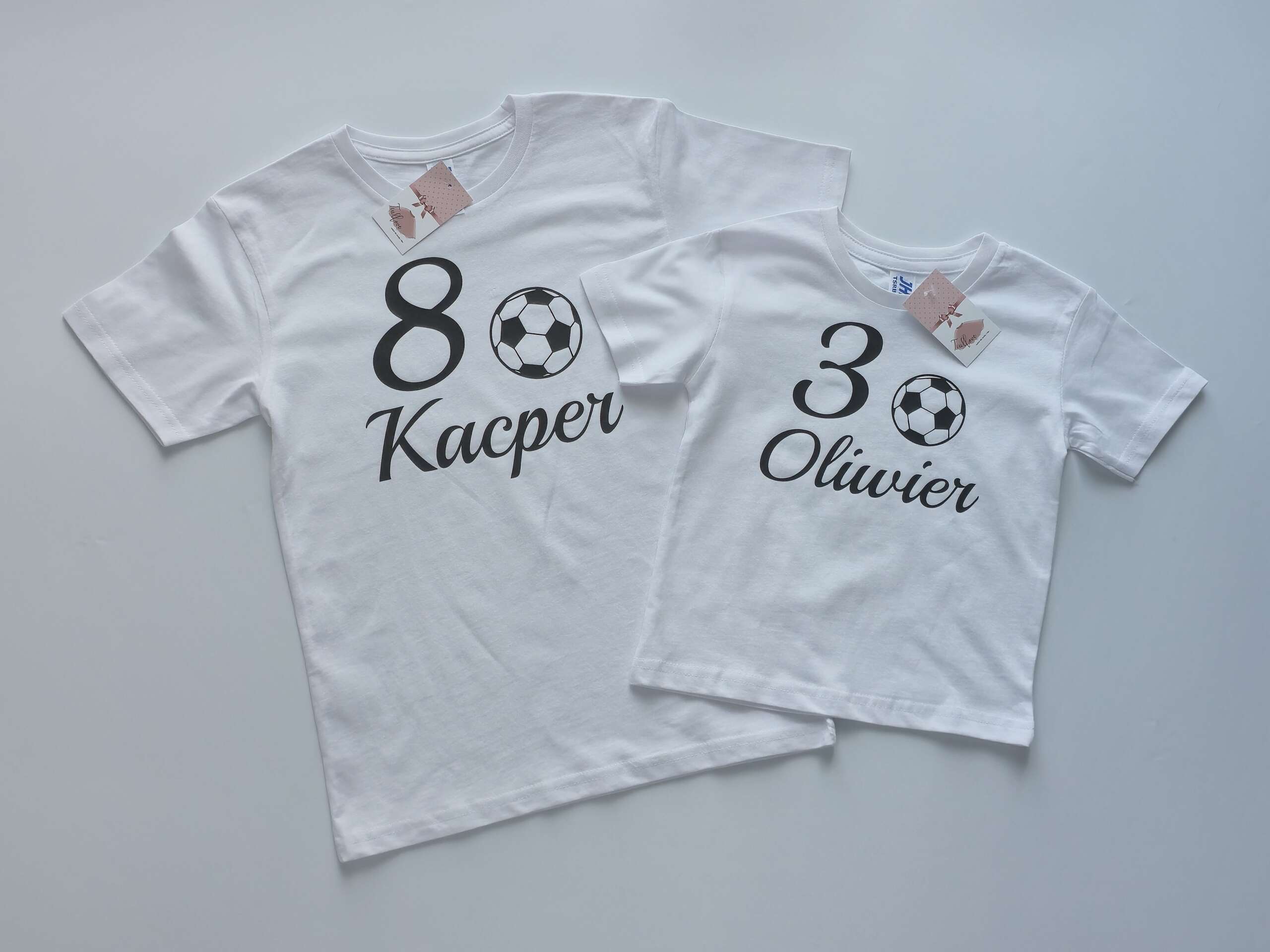 Personalizowana koszulka dla chłopca z piłką