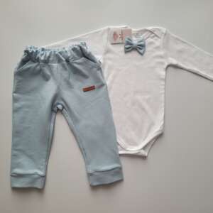 Szary błękit zestaw chłopięcy na urodziny, wesele, chrzest