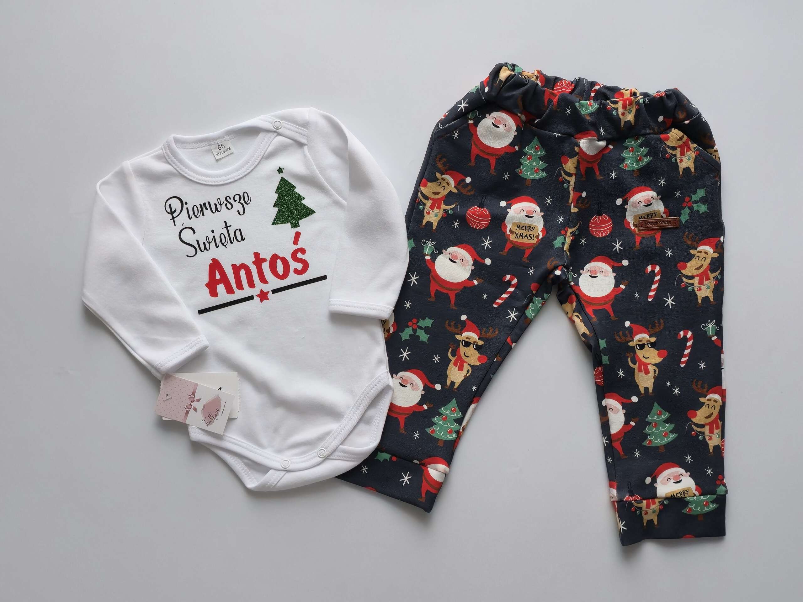 Mikołajowy komplet na święta dla chłopca