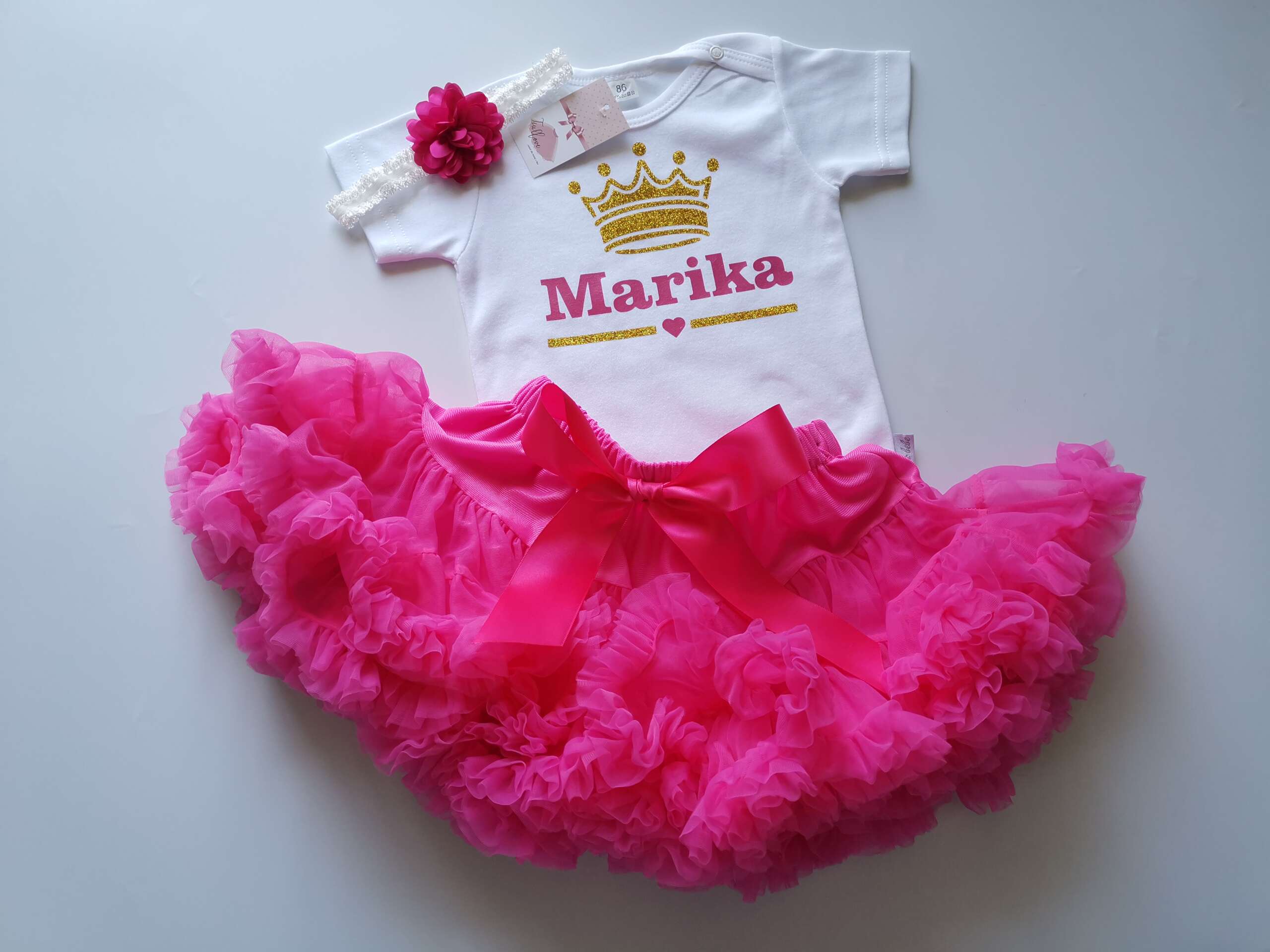 PS40 Personalizowany zestaw dla dziewczynki MOCNY RÓŻ