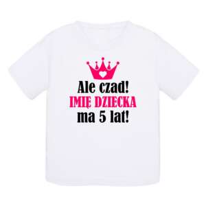 Koszulka dziewczęca urodzinowa na każdy rok!
