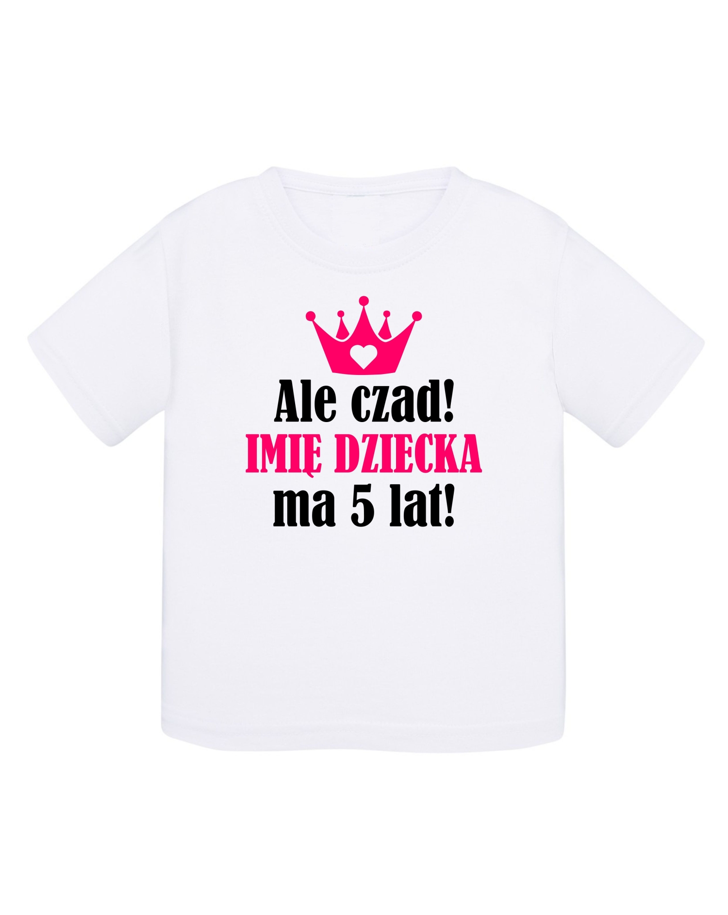 Koszulka dziewczęca urodzinowa na każdy rok!