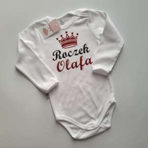 Body z nadrukiem na roczek chłopca