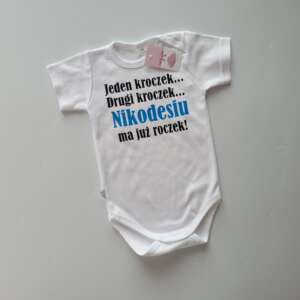 Body z nadrukiem na pierwsze urodziny