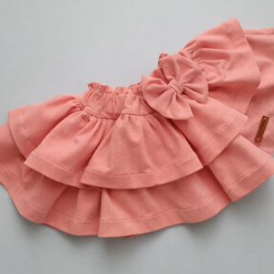 Spódniczka z falbankami 68-128 brzoskwinia