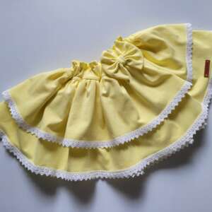 Spódniczka z falbankami 68-128 żółta pastelowa