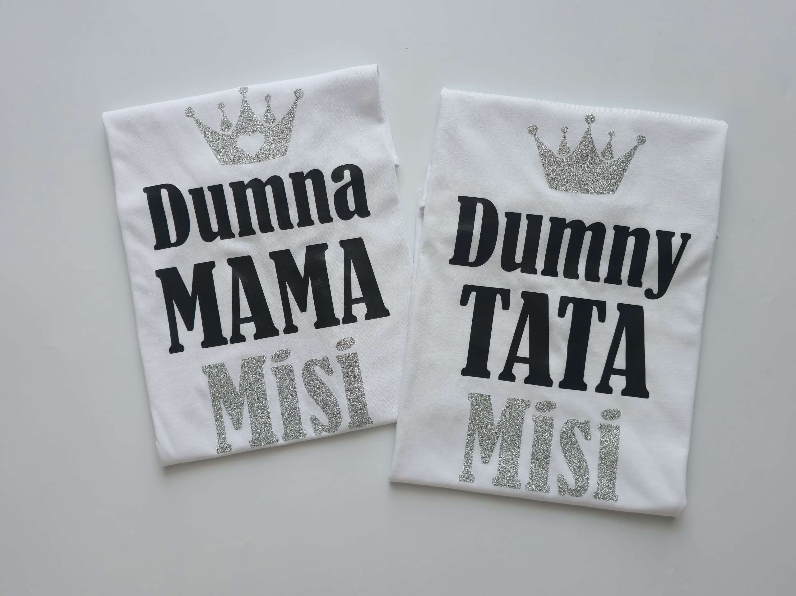 Koszulki dla rodziców Dumna Mama Dumny Tata KOLORY